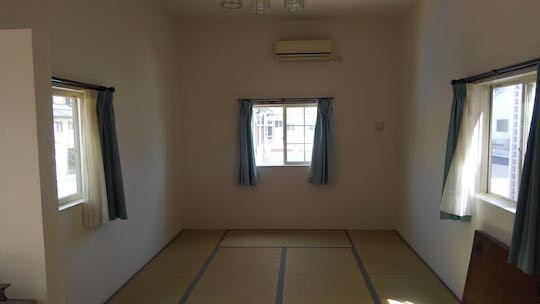 住居タイプトレーラーハウスの内観・和室設置事例（実例写真）